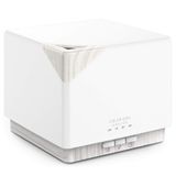 Premium Umidificador Ultrassonico Portatil 0.7l Com Aromaterapia E 7 Luzes Led, Ate 6h, 110v, Asakuki 100 Df025, Branco