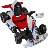 Carro Eletrico Bandeirante Kart Speed 8 12v Branco Com Controle