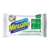Sabão Em Barra Minuano Coco Unitário 200g - Embalagem Com 24 Unidades