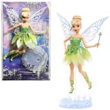 Boneca Coleção Tinker Bell Disney Com Asas Para Comemorar Os 100 Anos De Maravilhas Da Disney, Mattel