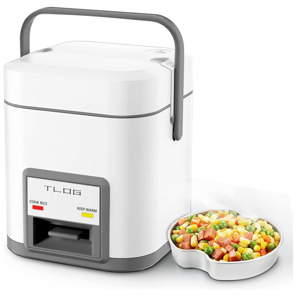 Menor preço em Mini Panela De Arroz Eletrica Ate 2 Xicaras, 110v 200w, Tlog, Branca