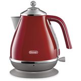 Chaleira Elétrica Com Base Giratória E Capacidade De 1,2l, 1200w 110v, Delonghi, Vermelha