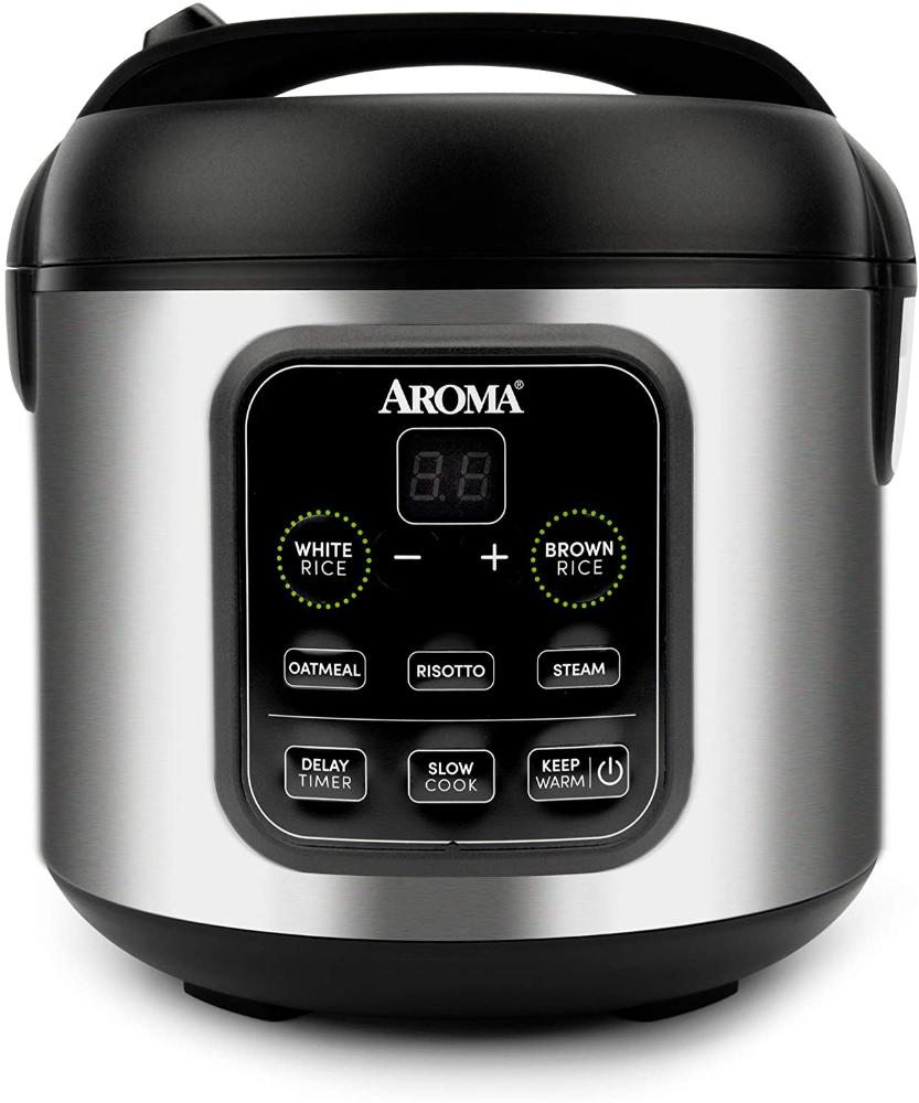 Aroma Housewares Panela Elétrica de Arroz, 1 L, 450W, 110V, preta.