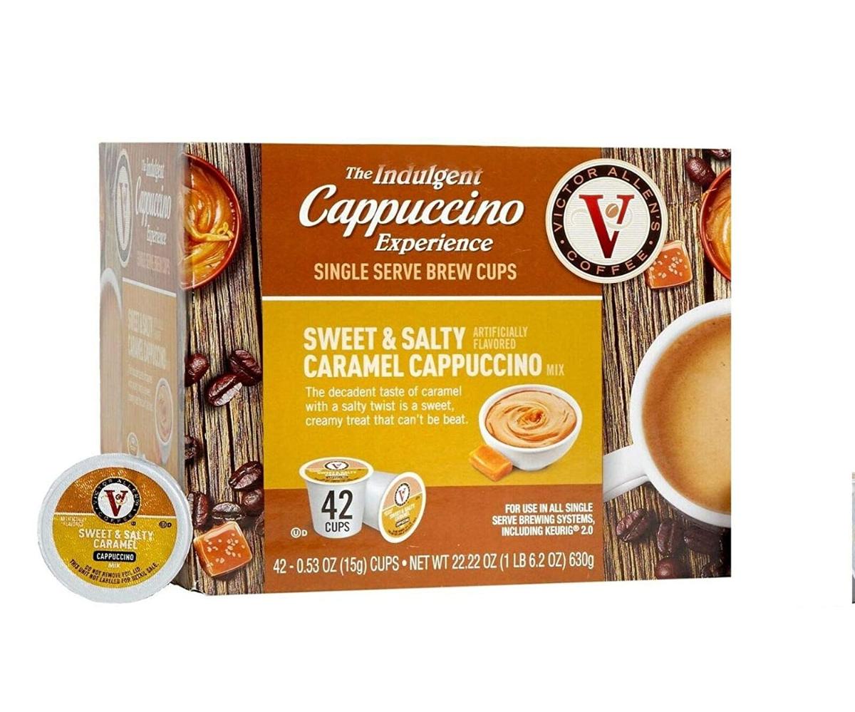 Keuring Kcup Cappuchino Caramelo Salgado Allen Kosher 24 unidades