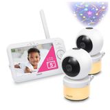 Baba Eletronica, Monitor 270 Com Luz Noturna Coloridas, Vtech Vm5463 2, Branco