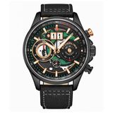 Relogio Masculino Stuhrling 923 Quartzo 45mm Com Cronografo, Preto