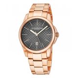 Relogio Masculino Stuhrling Argyle 3970 Quartzo 42mm, Rose Gold