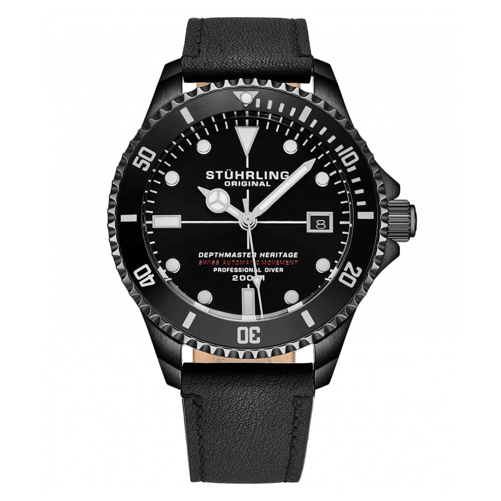 Relogio Masculino Stuhrling 883hb.01 Automatico 42mm, Preto