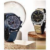 Relogio Masculino Stuhrling Aviator 929.03 Quartzo 45mm, Azul