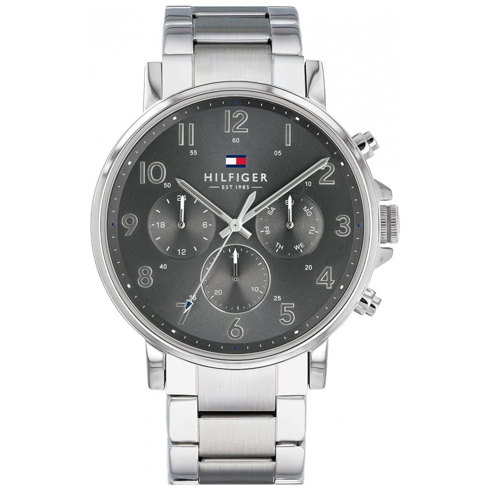 Relogio Masculino De Quartzo E Aco Inoxidavel, Tommy Hilfiger 1710382, Prateado