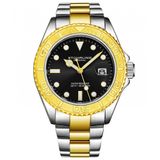 Relogio Masculino Stuhrling Oceana 3967 Quartzo 42mm, Prata E Dourado