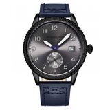 Relogio Masculino Stuhrling Aviator 4011 Quartzo 44mm, Azul