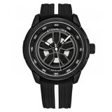 Relogio Masculino Stuhrling 984 Quartzo 44mm, Preto E Branco