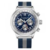 Relogio Masculino Stuhrling Monaco 4015 Quartzo 44mm, Azul