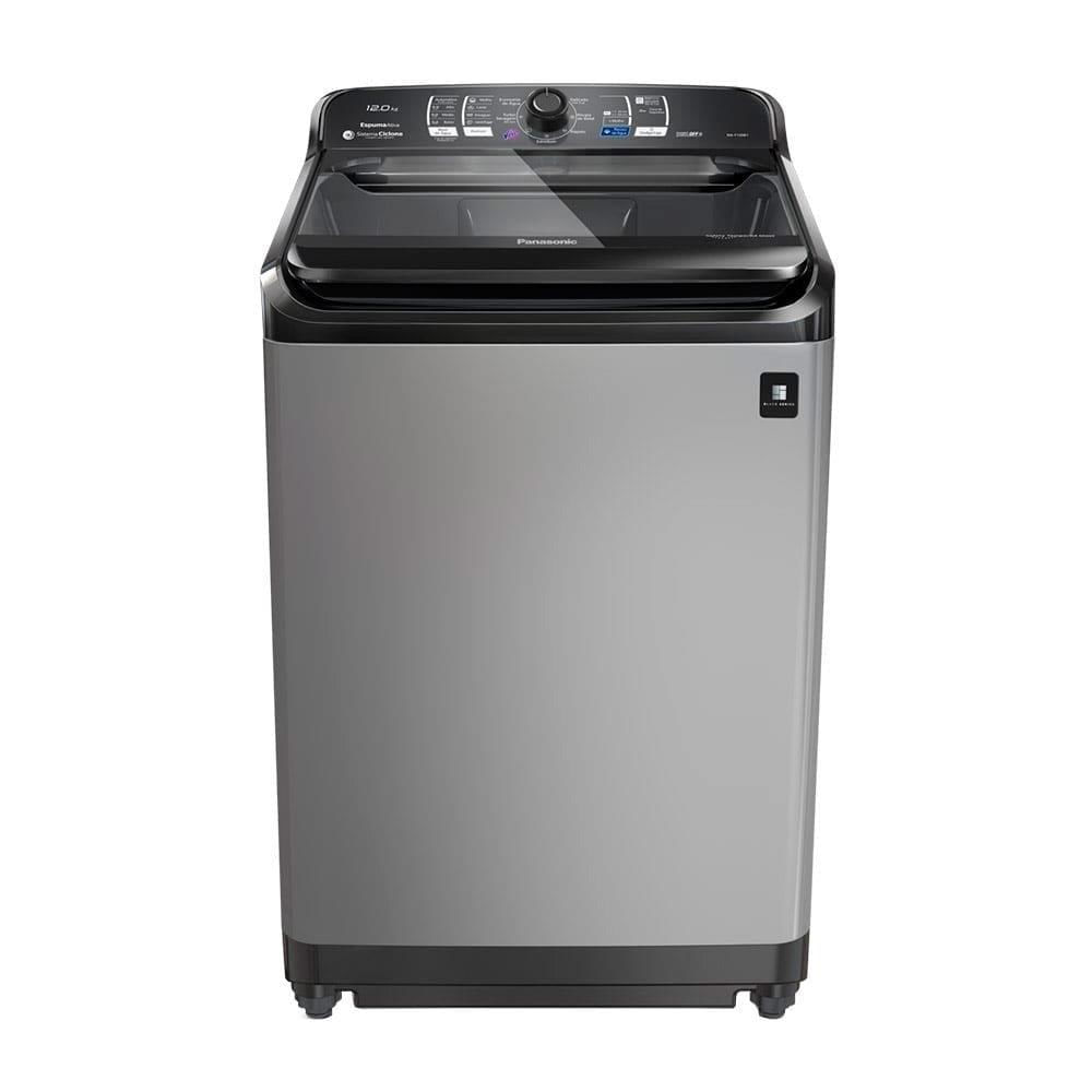 Máquina De Lavar Roupas 12kg, Panasonic, Na-f120b1ta, Cesto Inox, Titânio