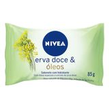 Sabonete Nivea Hidratante Erva Doce 85g Embalagem Com 12 Unidades