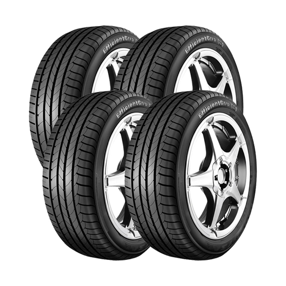 Jogo 4 Pneus Goodyear Aro 17 Efficientgrip 215/60r17 100h Xl