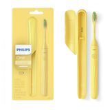 Philips One Da Sonicare Escova E Dentes Eletrica Recarregavel, Amarela Hy1100, 02