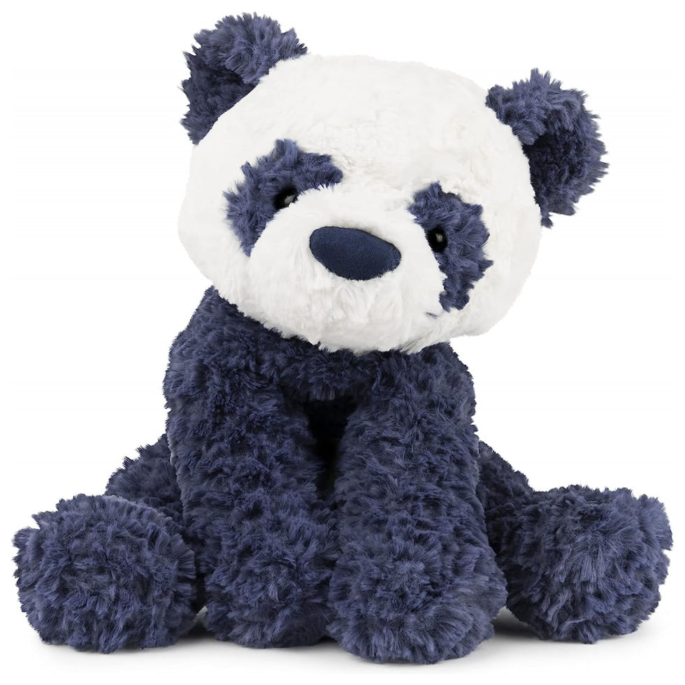 Pelucia Panda Para Criancas Maiores De 1 Ano, E, Gund 6061148, Preto