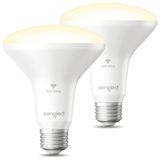 Lampada Led Colorida Inteligente Wi Fi, Controle De Voz, 2700k, 65w, 2 Un, Sengled W12 N11, Branco