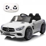 Carro Elétrico Infantil Mercedes Benz A Bateria 12v Motor Duplo, Mp3, Aux E Led, Avrceci, Branco