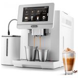 Máquina De Café Expresso Super Automática Com Controle Digital, 19 Receitas, 110v 1100w, Zulay Magia, Branca
