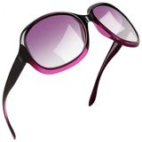 Oculos De Sol Feminino Com Protecao Uv, Joopin B14, Roxo Gradiente