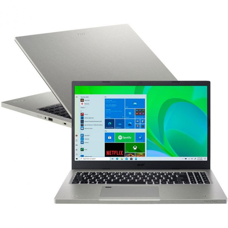 Notebook - Acer Av15-51-58zm I5-1155g7 2.50ghz 8gb 512gb Ssd Intel Iris Xe Graphics Windows 11 Home Aspire Vero 15,6