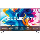 Smart Tv Tcl Qled 55 4k Uhd C645 Google Tv, Dolby Vision Atmos, Dts, Hdr10+, Wifi Dual Band, Bluetooth, Google Assistente