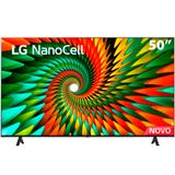 Smart Tv 50 4k Lg Nanocell 50nano77sra Bluetooth, Thinq Ai, Alexa, Google Assistente, Airplay, 3 Hdmis