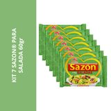 Kit 7 Sazon Tempero Para Salada 60gr