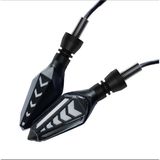 4 Pisca Seta Super Led Nxr Bros Cg Titan Fan, Cbx,cb Xre Cb