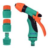 Conjunto Para Irrigação Tramontina Com Engates Rápidos E Hidropistola 4 Peças Tramontina