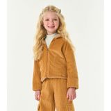 Jaqueta Dupla Face Infantil Feminina Trick Nick Marrom 14