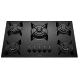 Cooktop U Top 5 Bocas Com Mesa De Vidro E Tripla Chama Atlas