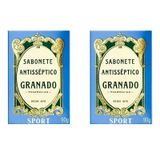 Kit 2 Sabonetes Em Barra Antisséptico Granado Sport 90g