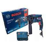 Furadeira Impacto Bosch Gsb 13re 750w + 23 Acessórios - 127v