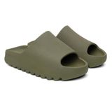 Chinelo Feminino Masculino Nuvem Slide Confortável Tratorado - Verde Militar - 43/44