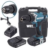Parafusadeira Furadeira Impacto 18v Brushless 1/2 Pol 2 Baterias E Maleta Ws2921k2 Wesco