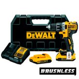 Parafusadeira Furadeira 20v 1/2 Pol Brushless 2 Baterias 2,0ah E Maleta Dcd791d2 Dewalt