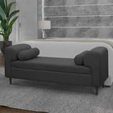 Recamier Queen 160cm Turim Simbal Linho Cinza