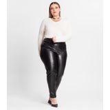 Legging Feminina Plus Size Secret Glam Preto Plus G4