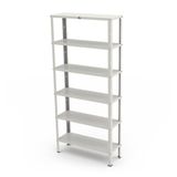 Estante De Aço 6 Prateleiras Prest-006 200x90x30cm 80kg Branco Progas