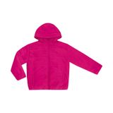 Jaqueta Com Capuz Feminina Plus Size Secret Glam Rosa Plus G3