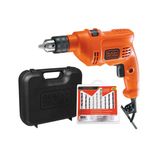 Kit Furadeira De Impacto 3/8 (10mm) 560w Com Maleta E 9 Brocas - 127v