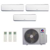 Ar-condicionado Multi Split Inverter R-32 Gree 30.000 (2x Evap Hw 12.000 + 1x Evap Hw 18.000) Quente/frio 220v