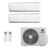 Ar-condicionado Multi Split Inverter R-32 Gree 18.000 (2x Evap Hw 9.000) Quente/frio 220v