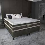 Cama Box Queen 158cm Molas Ensacadas Tower Hf V24 2cen Gazin