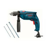 Furadeira Impacto Gsb550 Re + 3 Brocas Profissional Bosch - 127v