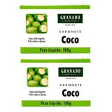 Kit 2 Sabonetes Em Barra Coco Granado 100g